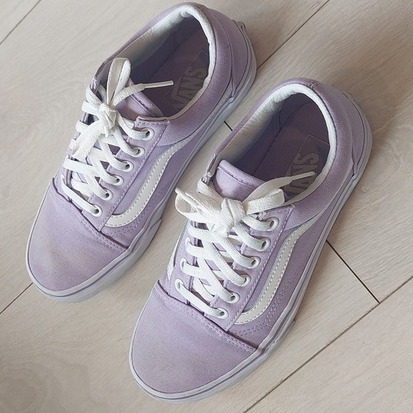 Lilac Purple Old Skool Vans US M6/W7.5 EUC - Picture 10 of 12
